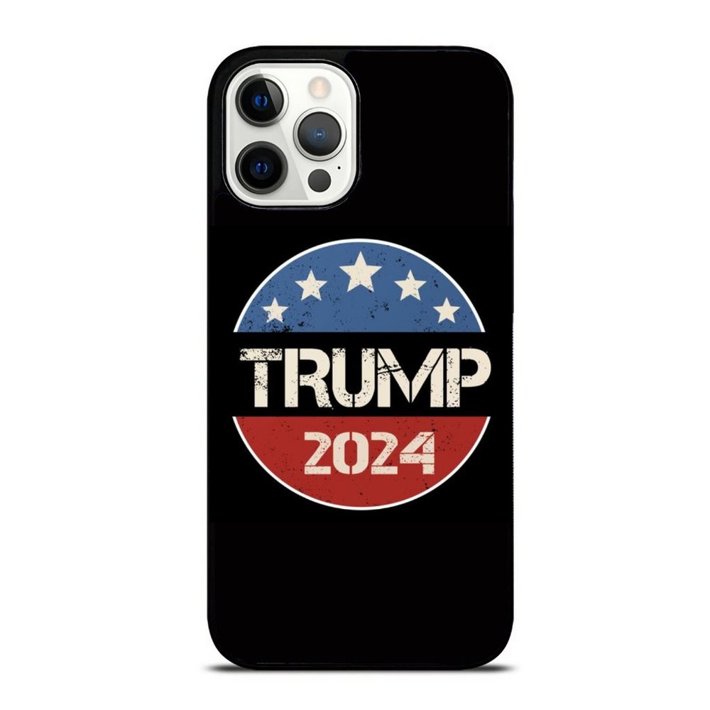 Vintage Trump 2024 President Pro-Trump US Flag iPhone Case